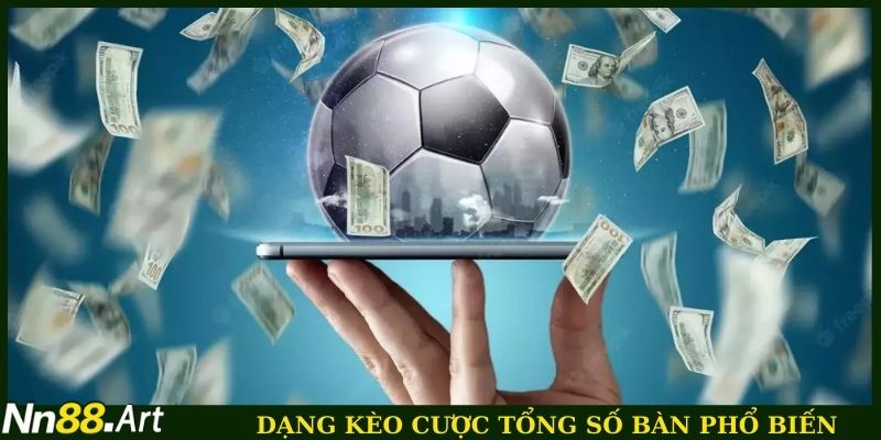 Một số dạng kèo cược tổng số bàn phổ biến