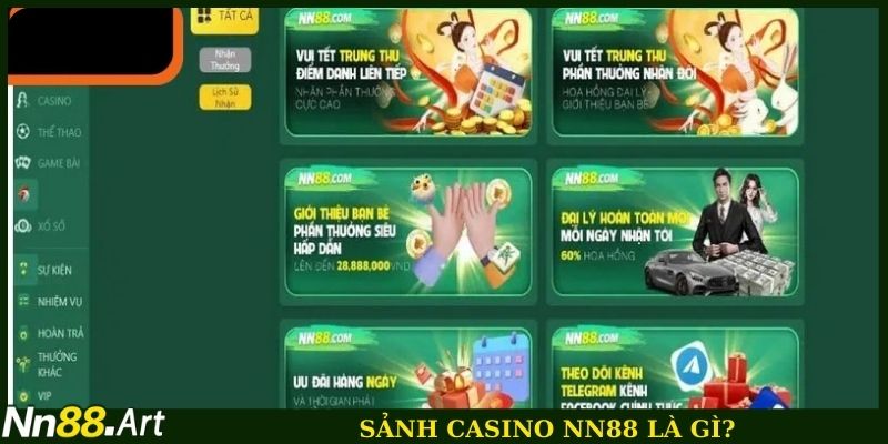 Sảnh casino NN88 là gì?