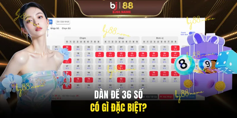 Dàn đề 36 số có gì đặc biệt?