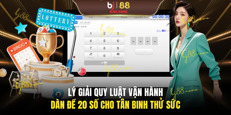 Lý giải quy luật vận hành dàn đề 20 số cho tân binh thử sức